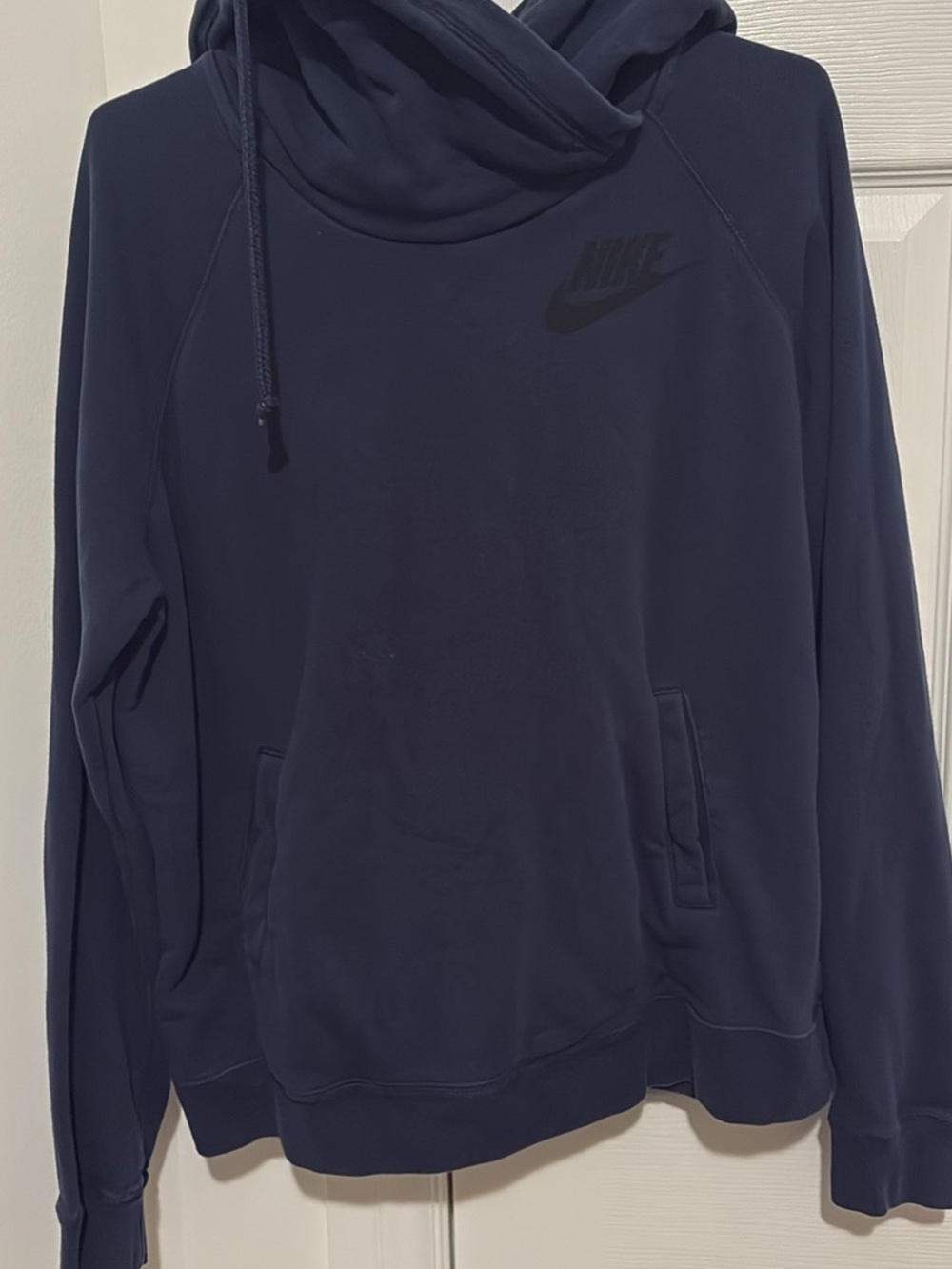 Nike Women's Navy Cowl Neck Pullover Sweater